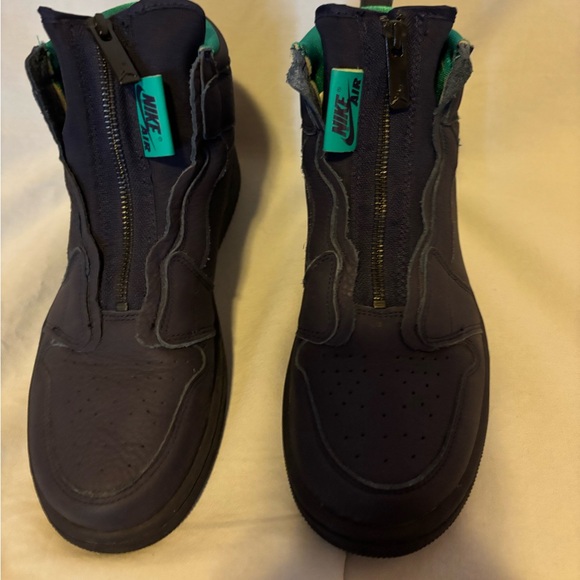 NWOT Nike Air Jordan 1 Dark Navy and Aqua Zip UPS - Picture 3 of 8